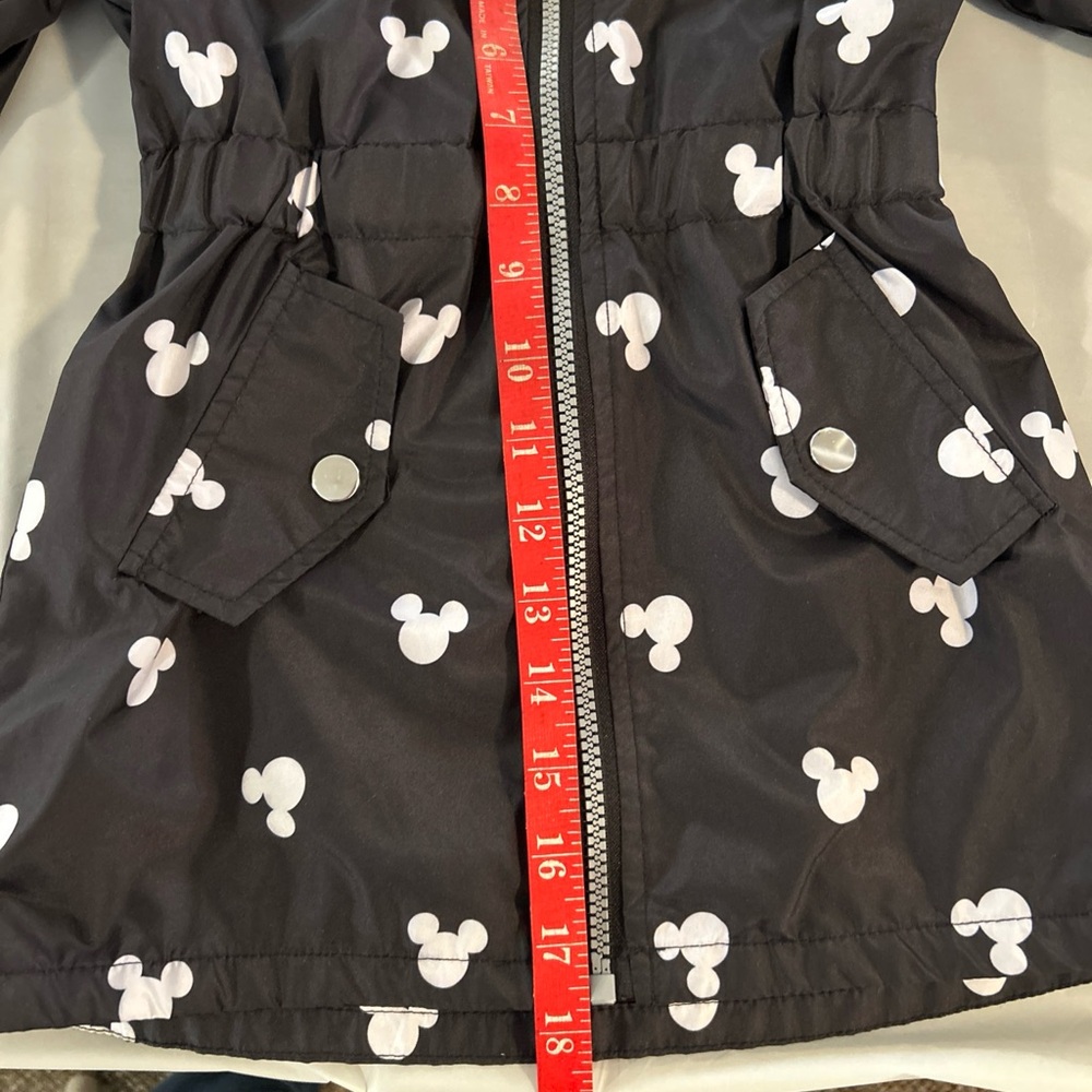 Disney Junior Minnie Mouse Girls Black Zipper Front Hooded Jacket 2T - Picture 9 of 11